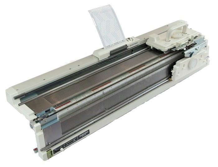 second needle with the machine