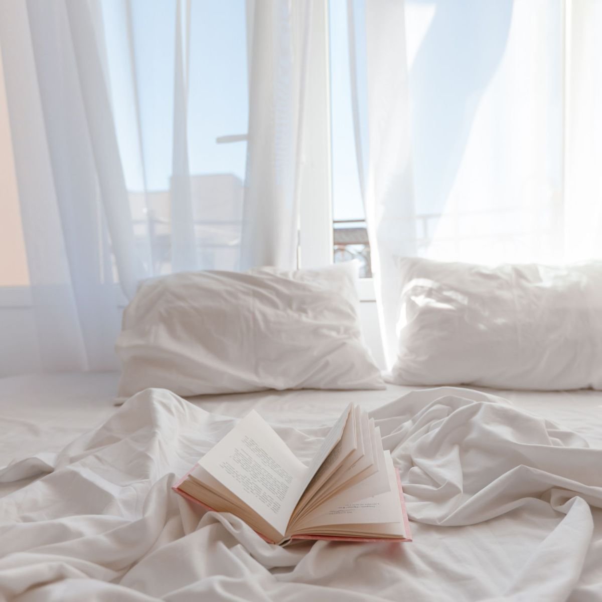 Lightweight and soft bed linen by the window - bedroom fabrics online at an affordable price.