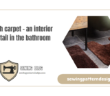 Bath carpet – an interior detail in the bathroom